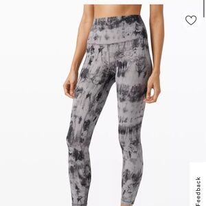 Align HR Pant 25" Cool Size 4 Grey white black